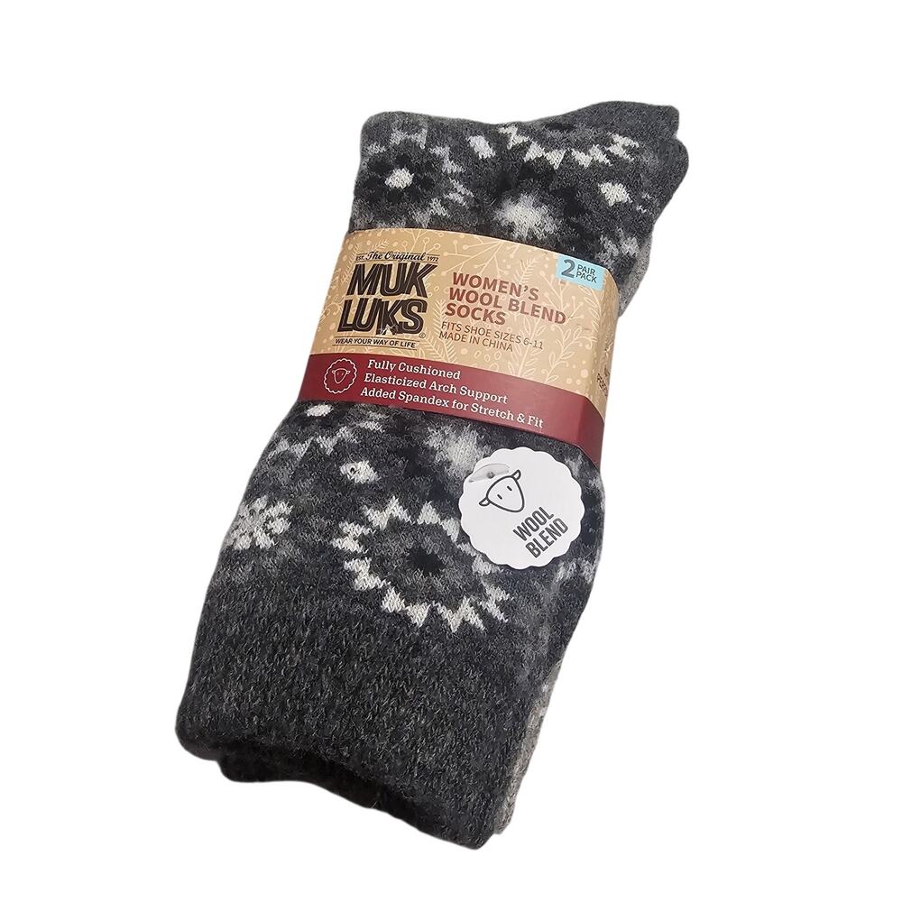 Muk Luks Wool Socks NWT